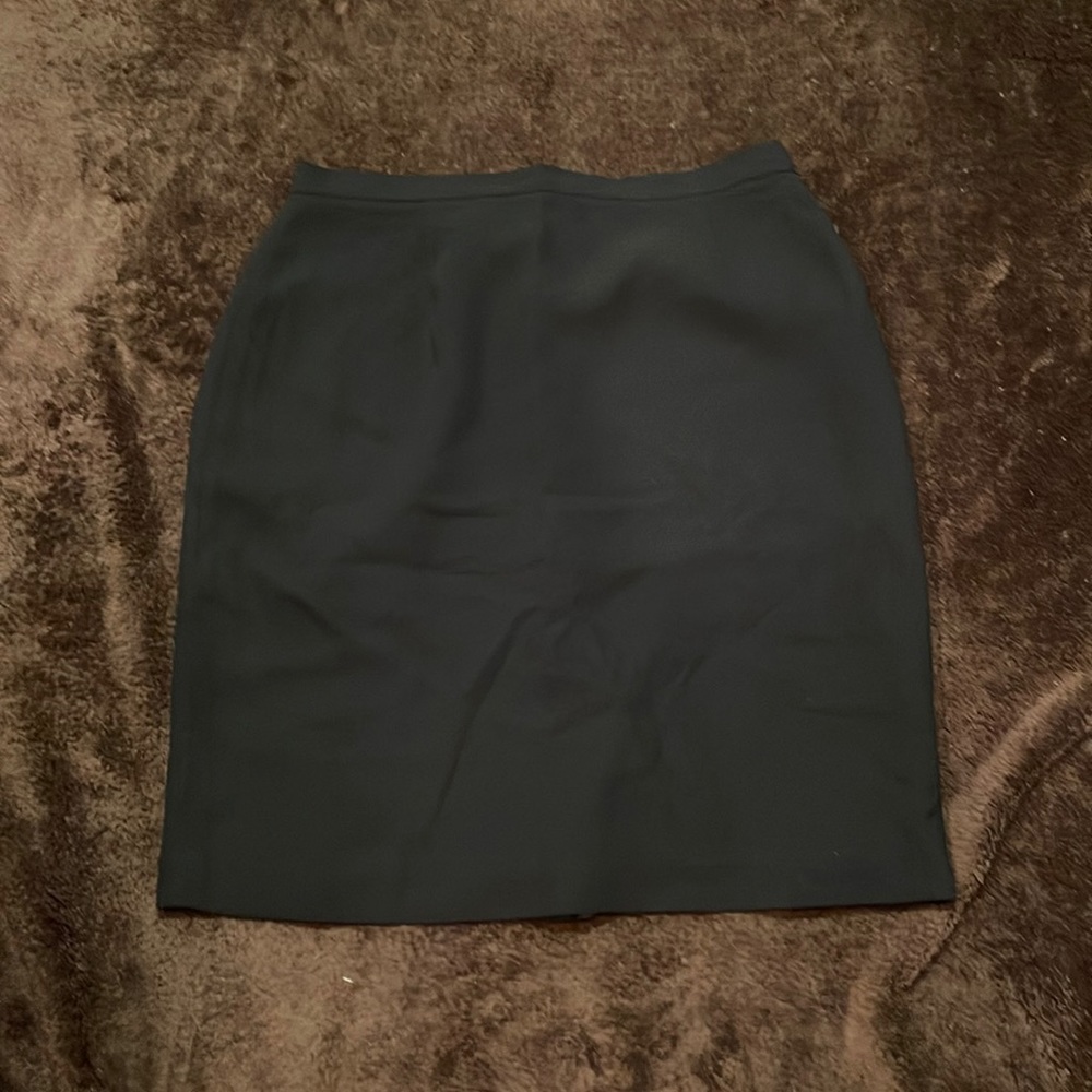 Black polyester pencil skirt size 12